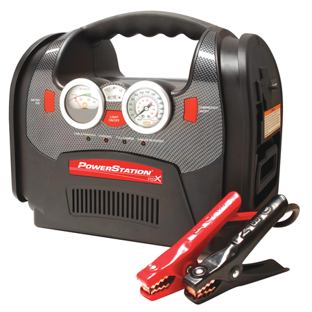 PSX - Automotive Battery Jumpstarter with Inflator, Worklight and 12V